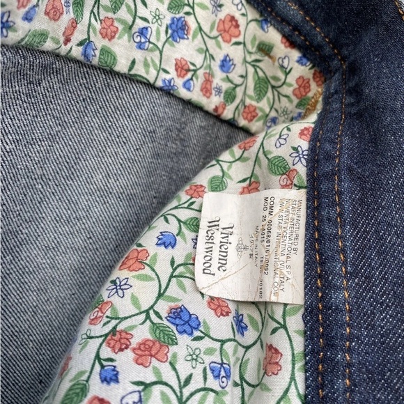 Vivienne Westwood Blue Straight Jeans 52 US 36 Large - Picture 8 of 10